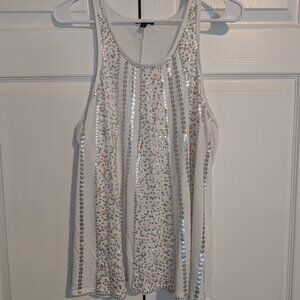 Women's XL Express Sequin Halter Tank Top